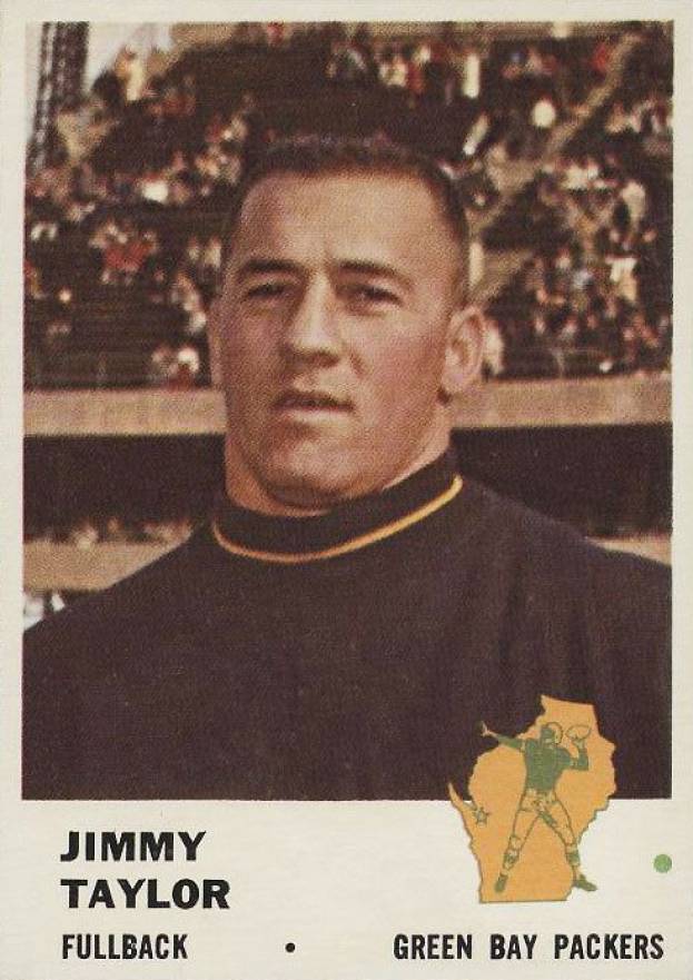 1961 Fleer Jimmy Taylor #89 Football Card