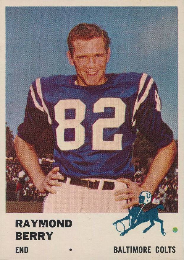 1961 Fleer Raymond Berry #33 Football Card