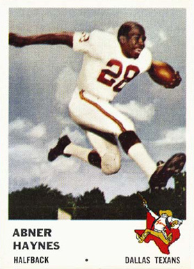 1961 Fleer Abner Haynes #203 Football Card
