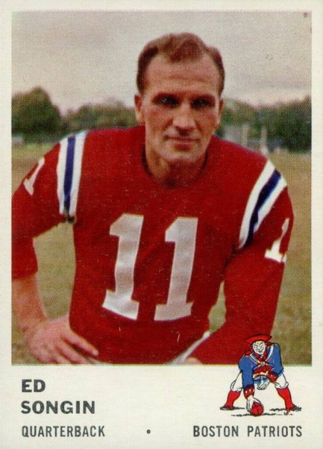1961 Fleer Ed Songin #177 Football Card