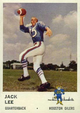 1961 Fleer Jack Lee #167 Football Card