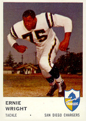 1961 Fleer Ernie Wright #161 Football Card
