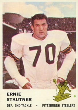 1961 Fleer Ernie Stautner #125 Football Card