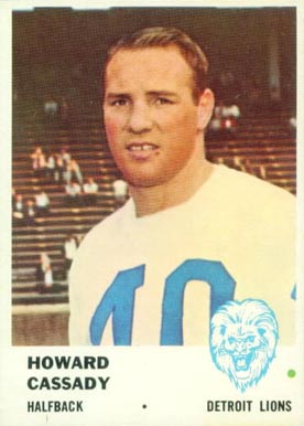 1961 Fleer Howard Cassady #81 Football Card
