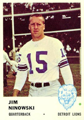 1961 Fleer Jim Ninowski #79 Football Card