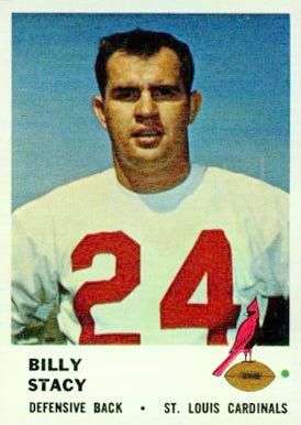 1961 Fleer Bill Stacy #27 Football Card