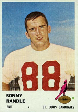 1961 Fleer Sonny Randle #24 Football Card