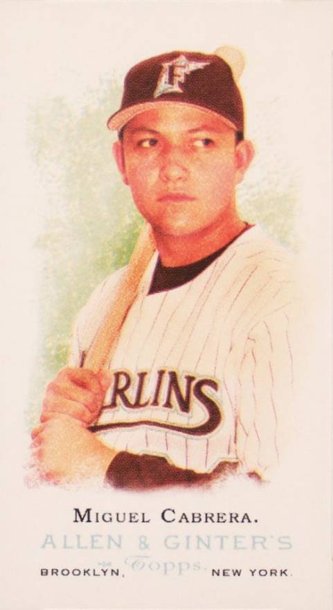 2006 Topps Allen & Ginter Miguel Cabrera #175 Baseball Card