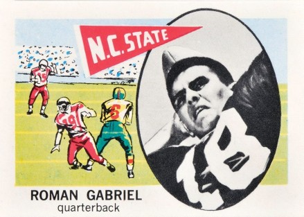 1961 Nu-Card Roman Gabriel #166 Football Card