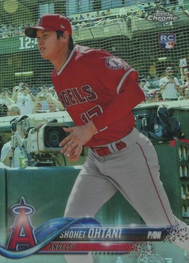 2018 Topps Chrome Shohei Ohtani #150 Baseball Card