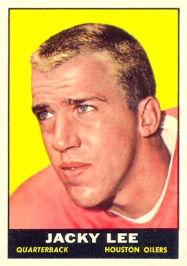 1961 Topps Jacky Lee #148 Football Card