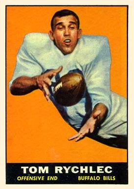 1961 Topps Tom Rychlec #164 Football Card