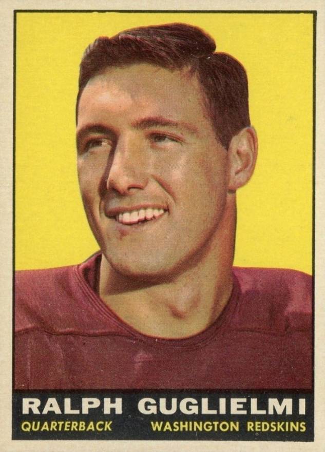 1961 Topps Ralph Guglielmi #123 Football Card