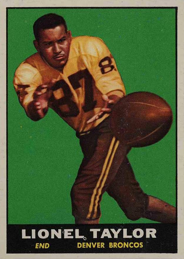 1961 Topps Lionel Taylor #190 Football Card
