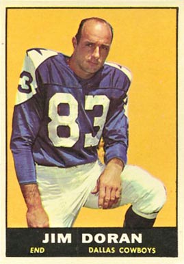 1961 Topps Jim Doran #23 Football Card