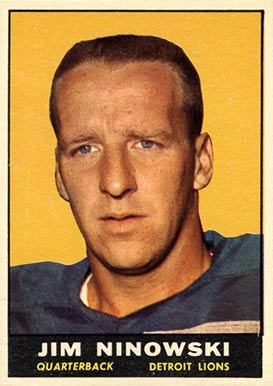 1961 Topps Jim Ninowski #29 Football Card