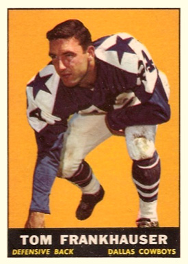 1961 Topps Tom Frankhauser #27 Football Card