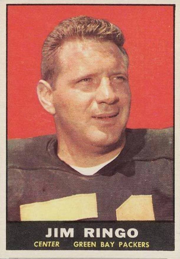 1961 Topps Jim Ringo #44 Football Card