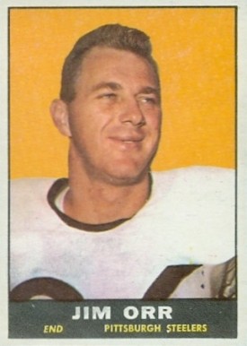 1961 Topps Jim Orr #108 Football Card