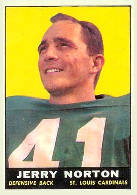 1961 Topps Jerry Norton #120 Football Card