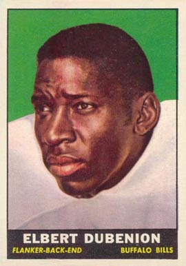 1961 Topps Elbert Dubenion #159 Football Card