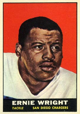 1961 Topps Ernie Wright #171 Football Card