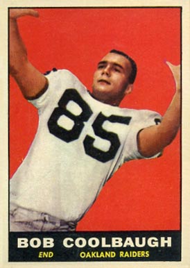 1961 Topps Bob Coolbaugh #189 Football Card