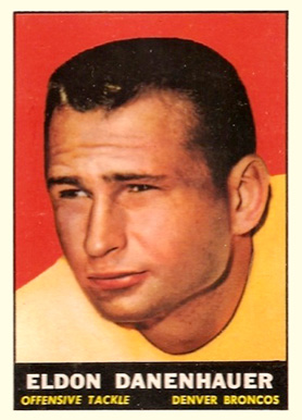 1961 Topps Eldon Danenhauer #195 Football Card