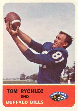 1962 Fleer Tom Rychlec #15 Football Card