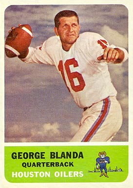 1962 Fleer George Blanda #46 Football Card