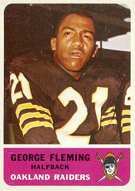 1962 Fleer George Fleming #70 Football Card