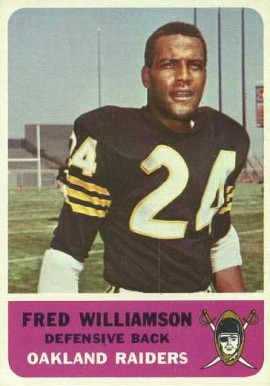 1962 Fleer Fred Williamson #74 Football Card