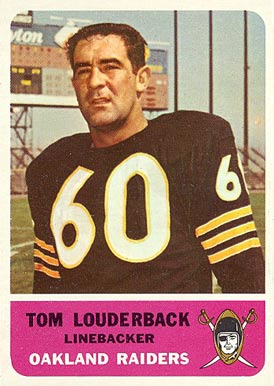 1962 Fleer Tom Lauderback #75 Football Card