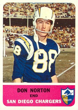 1962 Fleer Don Norton #78 Football Card