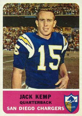 1962 Fleer Jack Kemp #79 Football Card