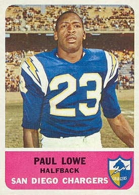 1962 Fleer Paul Lowe #80 Football Card