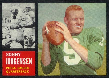 1962 Topps Sonny Jurgensen #115 Football Card
