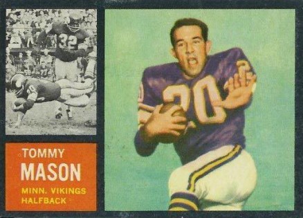 1962 Topps Tommy Mason #94 Football Card