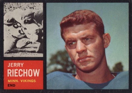 1962 Topps Jerry Reichow #91 Football Card