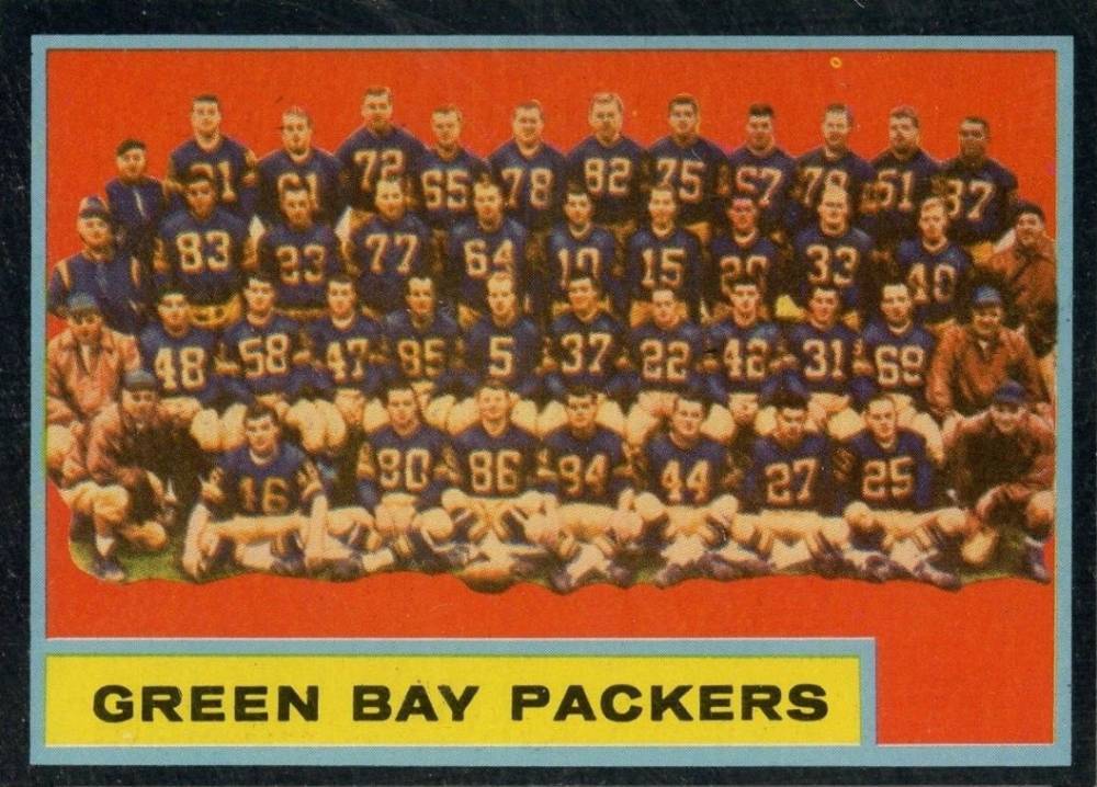1962 Topps Green Bay Packers #75 Football Card
