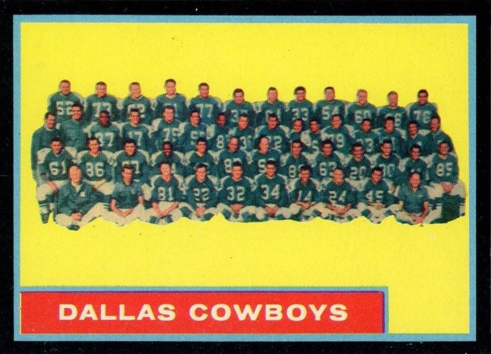 Dallas Cowboys Team Football Cards