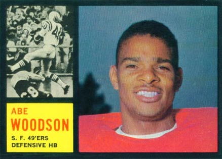 1962 Topps Abe Woodson #161 Football Card