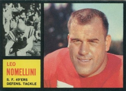 1962 Topps Leo Nomellini #159 Football Card