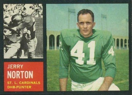 1962 Topps Jerry Norton #146 Football Card