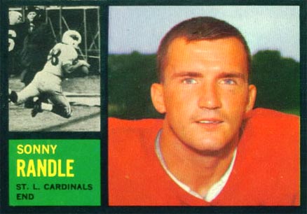 1962 Topps Sonny Randle #144 Football Card