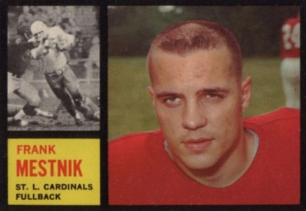 1962 Topps Frank Mestnik #143 Football Card