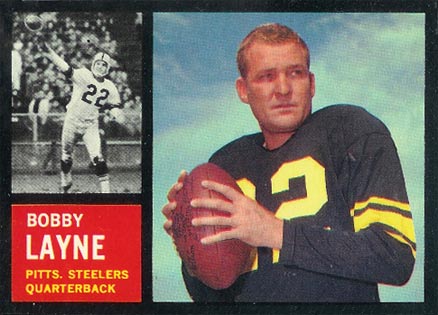 1962 Topps Bobby Layne #127 Football Card