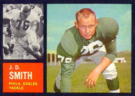 1962 Topps J.D. Smith #122 Football Card