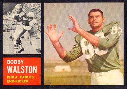 1962 Topps Bobby Walston #119 Football Card