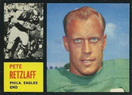1962 Topps Pete Retzlaff #120 Football Card